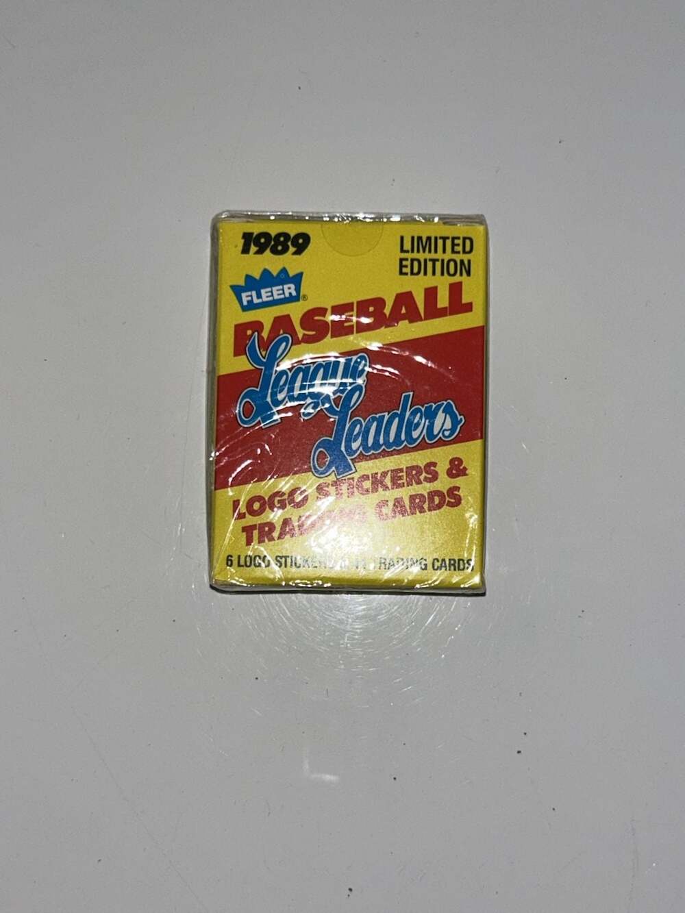 1989 Fleer Baseball League Leaders Limited Edition Set